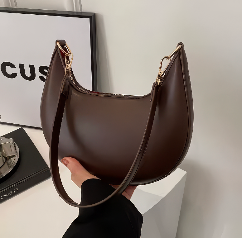 Crescent Luxe Shoulder Bag