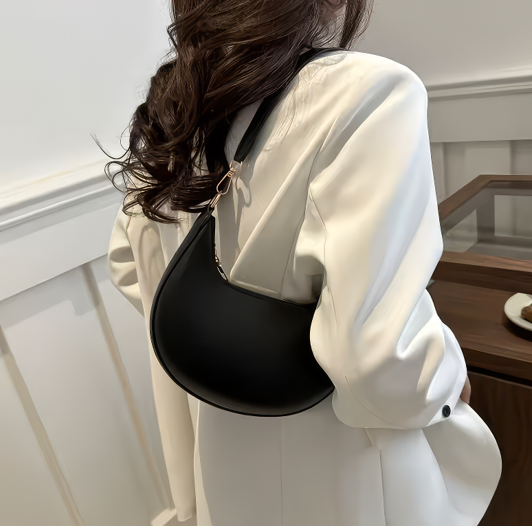 Crescent Luxe Shoulder Bag